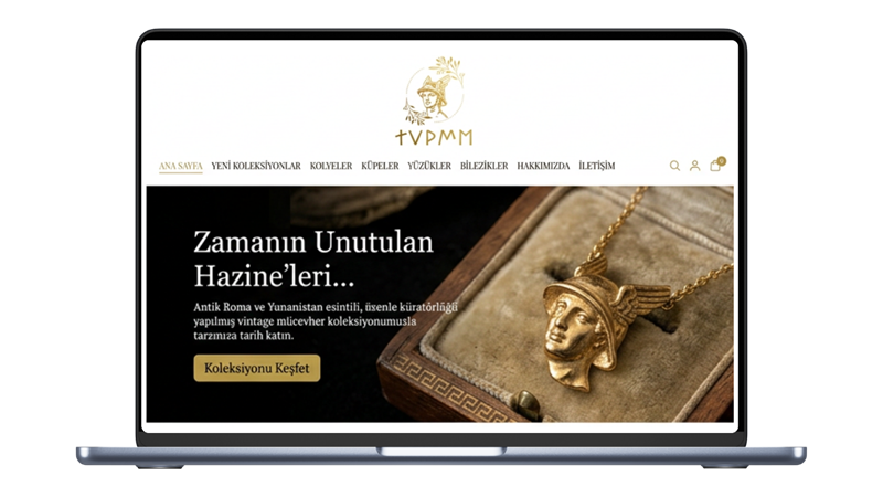 Turms Jewellery Takı ve Mücevherat e-ticaret sitesi